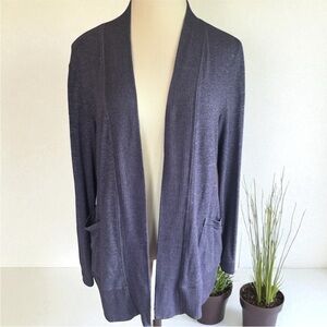 Bobeau Jemmy Brushed Open Front Cardigan